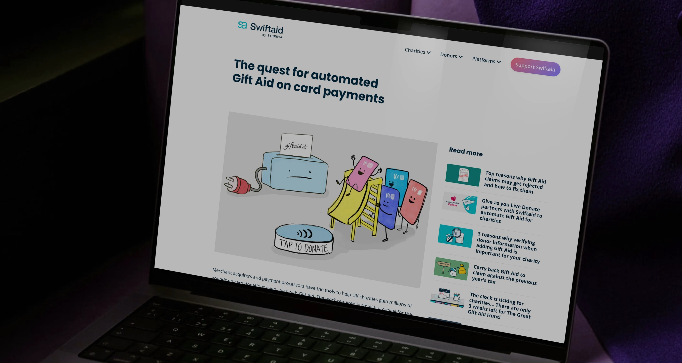 Swiftaid blog.